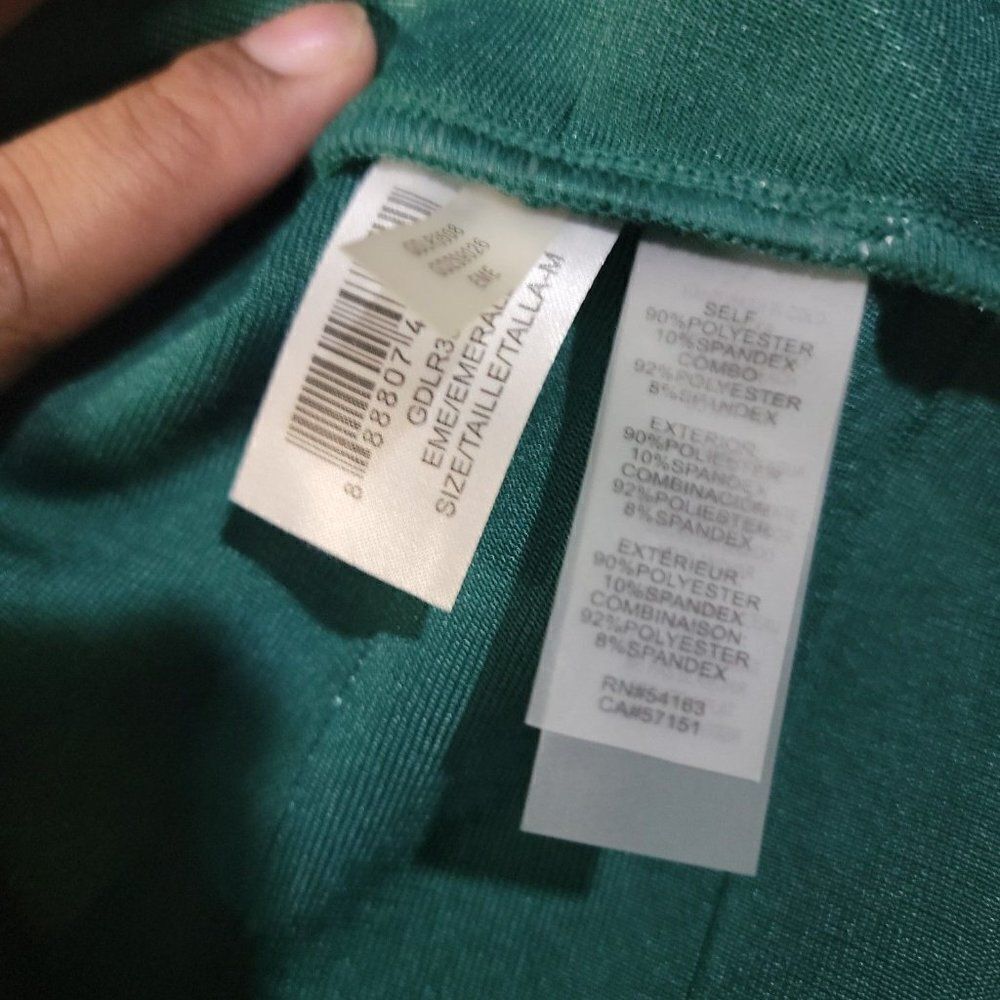 Guess Womens Green Cap Sleeve Sheer Neck Back Zip Short Bodycon Dress Medium - Picture 7 of 9
